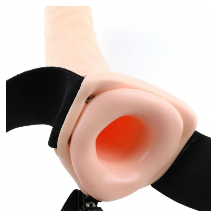 VIBRATING HOLLOW STRAP-ON C. CARNE 8