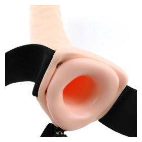 VIBRATING HOLLOW STRAP-ON C. CARNE 8