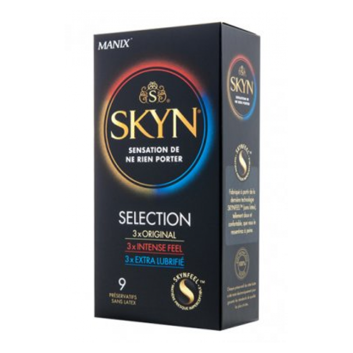 MANIX SKYN SELECCIÓN 9 UNIDADES (Preservativos sin latex)