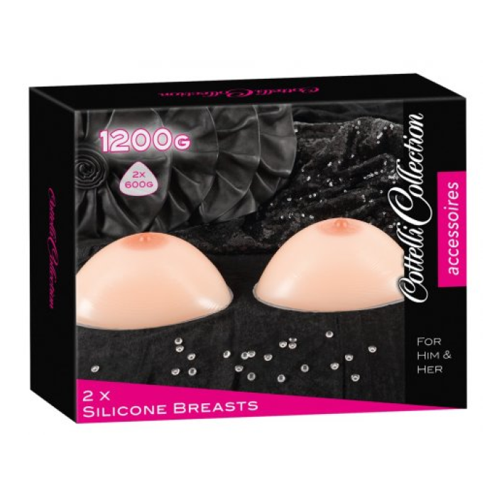 2 X SILICONE BREAST - 600 gr. UNIDAD