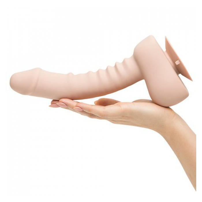 UPRIZE 6 - 15 CM VIBRATING REALISTIC DILDO PINK FLESH-REMOTE CONTROL