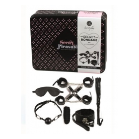 SET 8 PIEZAS BDSM NEGRO