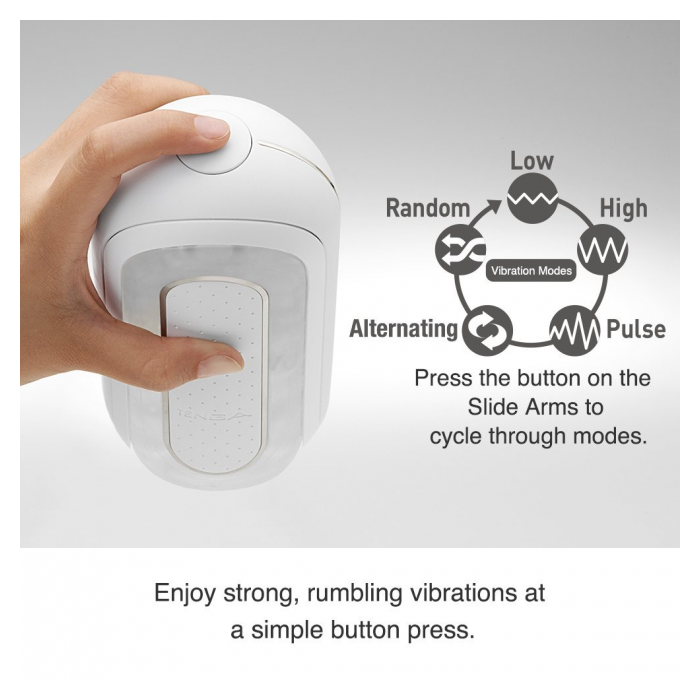 TENGA FLIP  ZERO EV -ELECTRONIC VIBRATION BLANCO