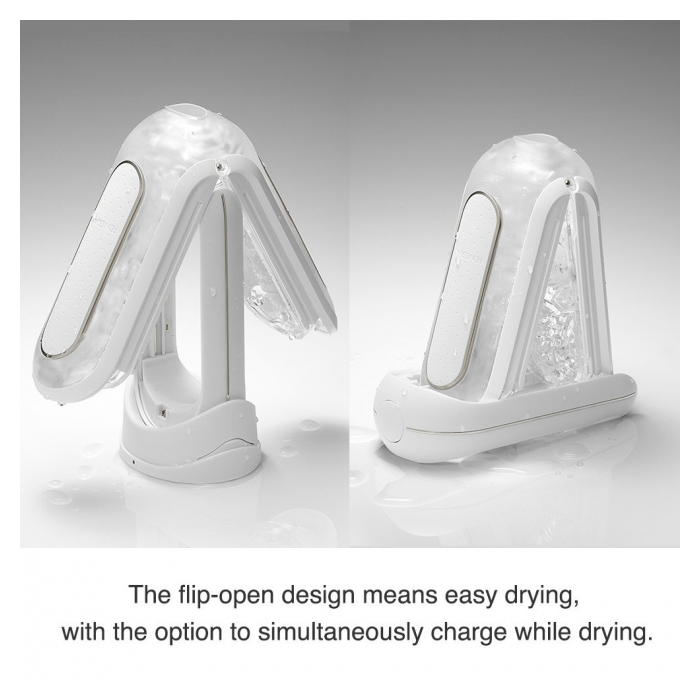 TENGA FLIP  ZERO EV -ELECTRONIC VIBRATION BLANCO