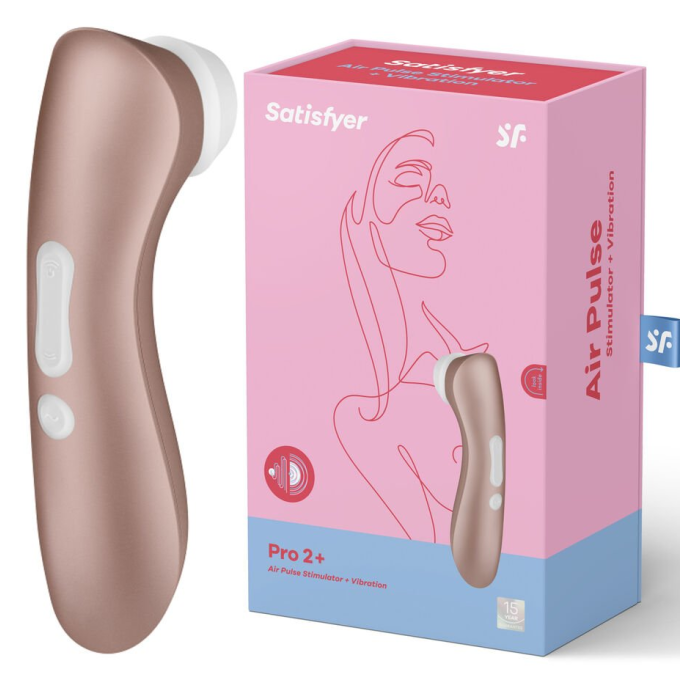 Satisfyer PRO 2+ VIBRATION AND AIR PULSE STIMULATOR