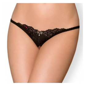 OBSESSIVE 852-THC-1-TANGA ABIERTO COLOR NEGRO