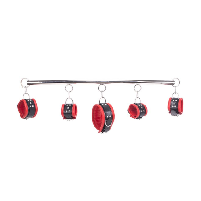 SPREADER BAR DELUXE SET RED LEATHER de Kiotos