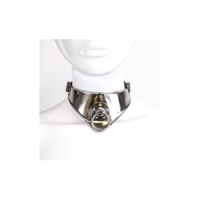 Medieval Locking Collar with Ring 11cm