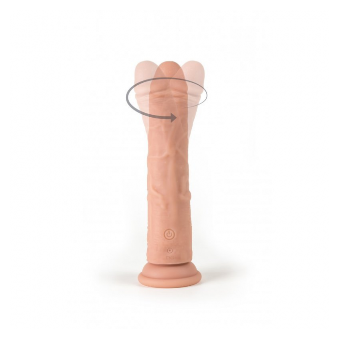 VIBRADOR Y ROTADOR REALÍSTICO R7 19CM C/ CONTROL REMOTO