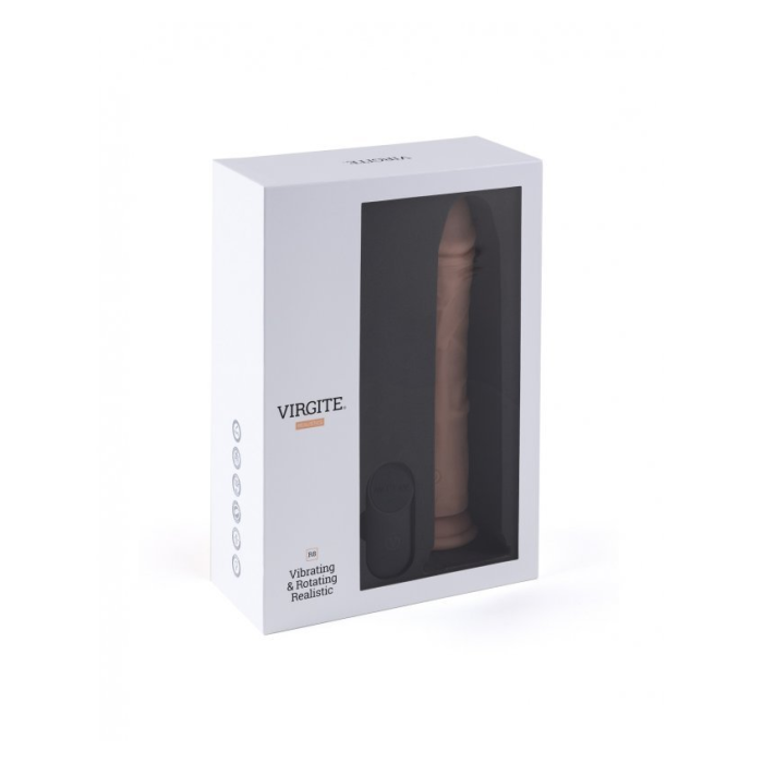 VIBRADOR Y ROTADOR REALÍSTICO R8 21CM C/ CONTROL REMOTO