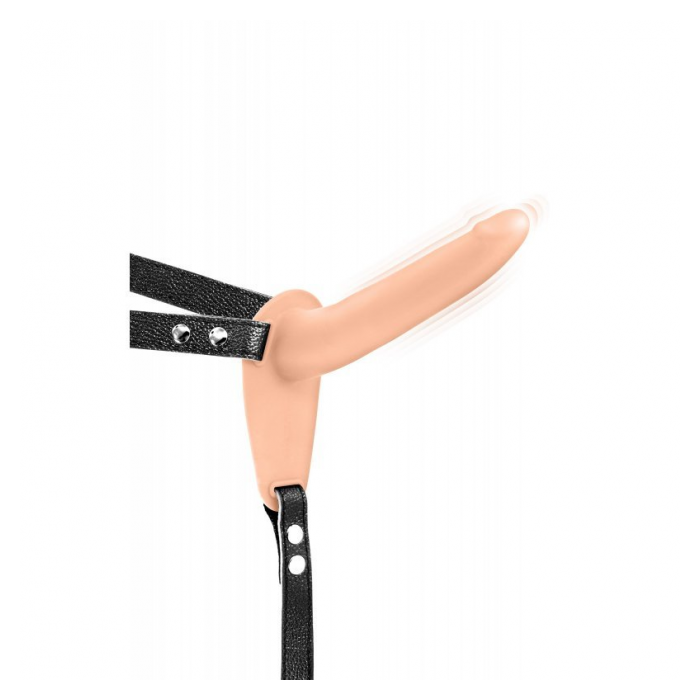 ARNÉS STRAP-ON DE SILICONA  CON VIBRADOR de FETISHTENTATION 