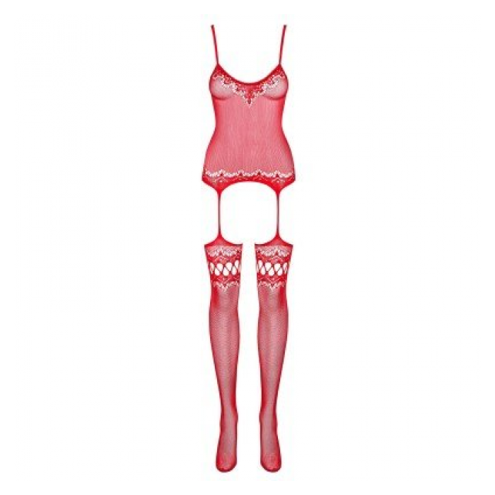 OBSESSIVE - F214 BODYSTOCKING ROJO T.U.