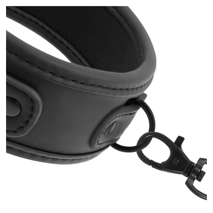 FETISH SUBMISSIVE COLLAR WITH LEASH