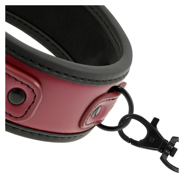 FETISH SUBMISSIVE COLLAR WITH LEASH