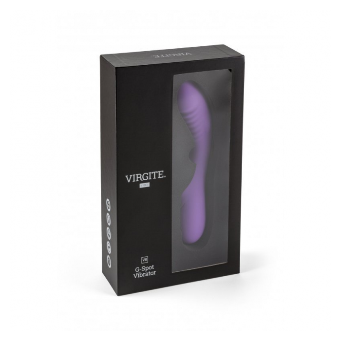 VIBRADOR RECARGABLE V5 MORADO de Virgite