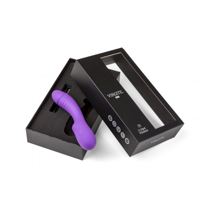 VIBRADOR RECARGABLE V5 MORADO de Virgite