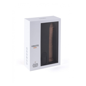 VIBRADOR Y ROTADOR REALÍSTICO R8 21CM C/ CONTROL REMOTO