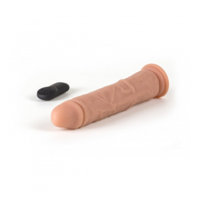 VIBRADOR Y ROTADOR REALÍSTICO R8 21CM C/ CONTROL REMOTO