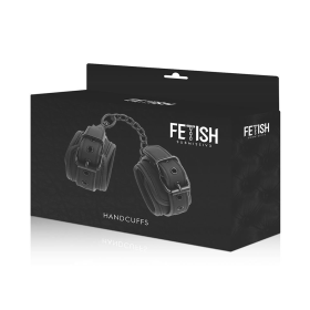 FETISH SUBMISSIVE HANDCUFFS VEGAN LEATHER