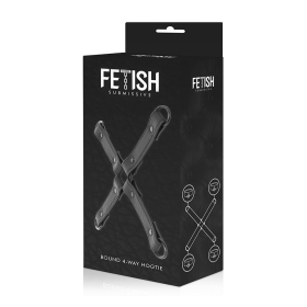 FETISH SUBMISSIVE HOG TIE VEGAN LEATHER