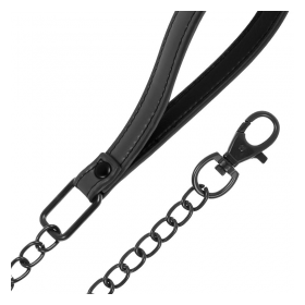 FETISH SUBMISSIVE COLLAR WITH LEASH