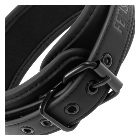 FETISH SUBMISSIVE COLLAR WITH LEASH