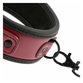 FETISH SUBMISSIVE COLLAR WITH LEASH