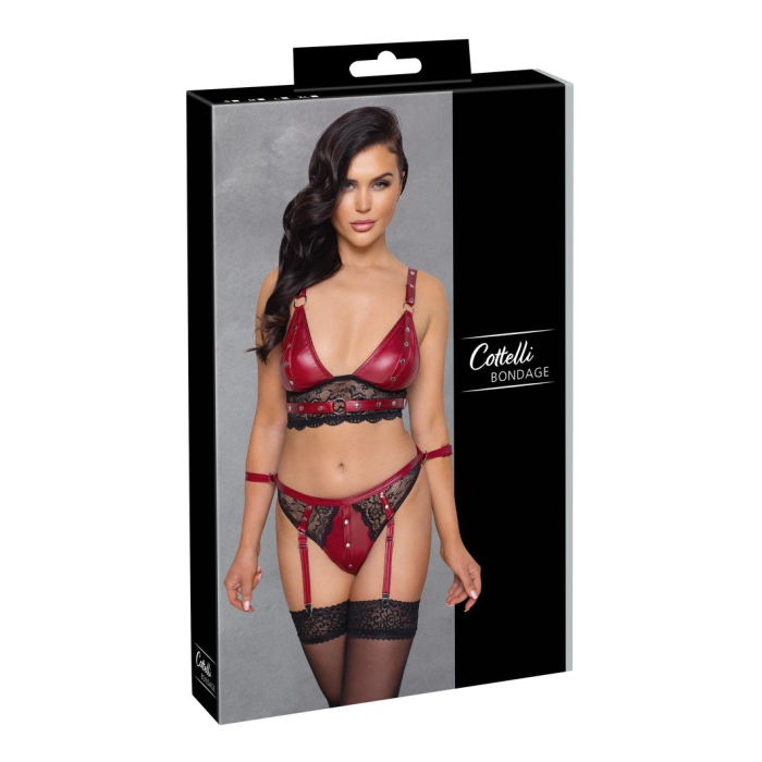 COTELLI BONDAGE 2214199 CONJUNTO ROJO