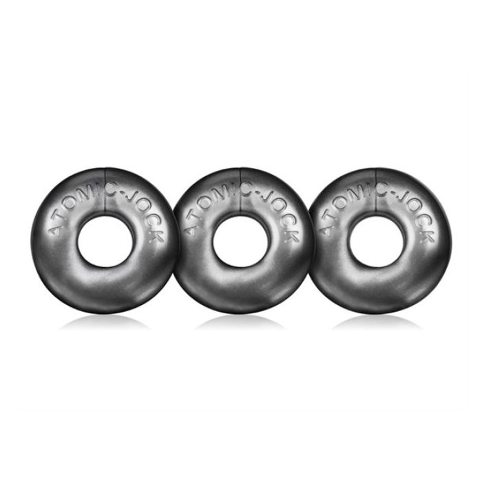 OXBALLS RINGER3PACK COCKRING COLOR STEEL