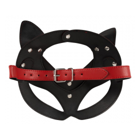 HEAD MASK RED -BAD KITTY