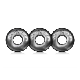 OXBALLS RINGER3PACK COCKRING COLOR STEEL