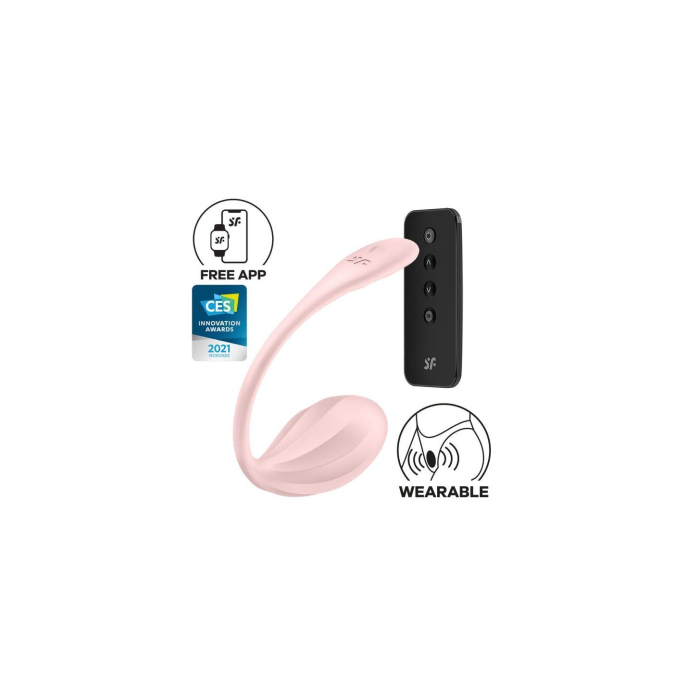 SATISFYER-RIBBED PETAL EGG ROSE CON APP Y REMOTE CONTROL.