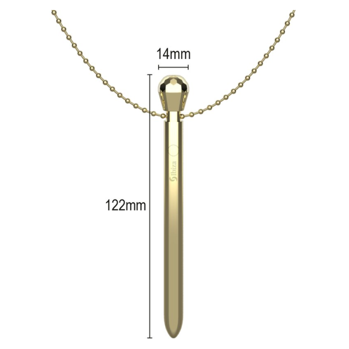 IBIZA-CLIT POCKET STIMULATOR NECKLACE