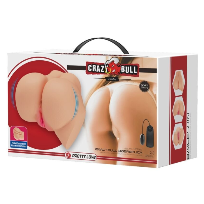 CRAZY BULL- VAGINA & ASS VIBRATOR