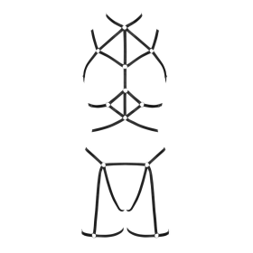 COTELLI LINGERIE2480522 HARNES SET T.U.