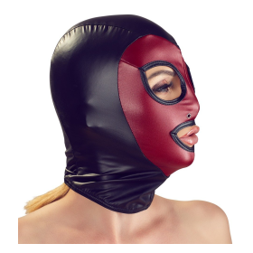 HEAD MASK-ROJA Y NEGRA DE BAD KITTY