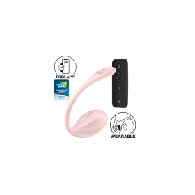 SATISFYER-RIBBED PETAL EGG ROSE CON APP Y REMOTE CONTROL.