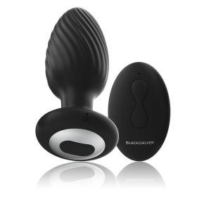 WELLS REMOTE C. ANAL PLUG DE BLACK & SILVER