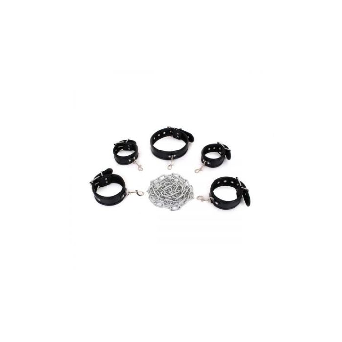 BUDGET BODY RESTRAINTS SET BLACK-RED