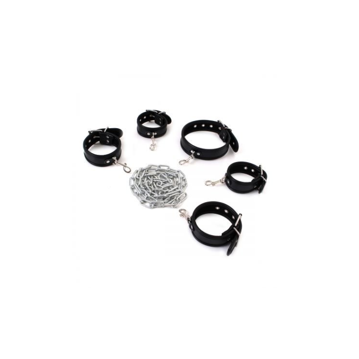 BUDGET BODY RESTRAINTS SET BLACK-RED