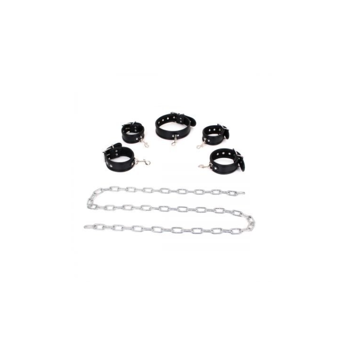 BUDGET BODY RESTRAINTS SET BLACK-RED